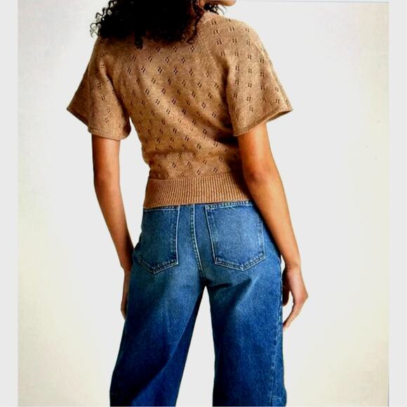 St Roche Ballet Top Cotton Superfine Alpaca Caramel Multiple Sizes - Picture 3 of 15